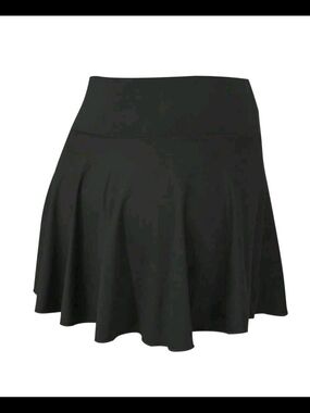 Women's Black A-Line Flared Skirt